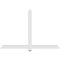 Ekena Millwork Eugene Architectural Grade PVC Gable Bracket, 72"W x 48"H x 2"D x 4"F, 16/12 Pitch GBP072X48X0204EUG00 - alternate 5